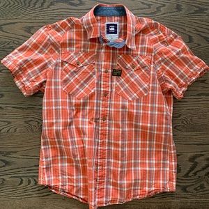 G-Star button down short sleeve